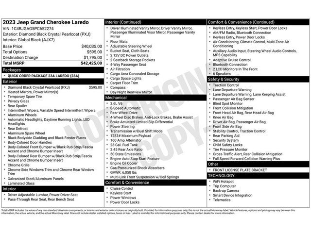 2023 Jeep Grand Cherokee Laredo
