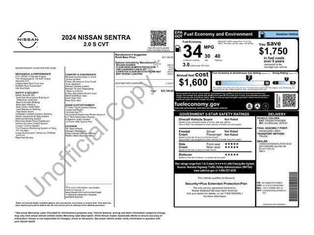 2024 Nissan Sentra S - Photo 60