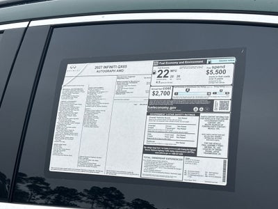 2027 INFINITI QX65 Autograph AWD