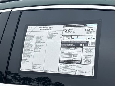 2027 INFINITI QX65 Autograph AWD