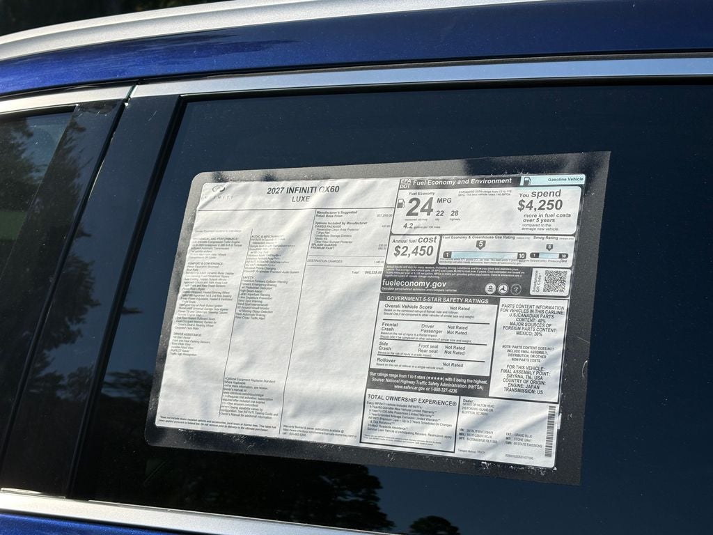 2027 INFINITI QX60 Luxe FWD