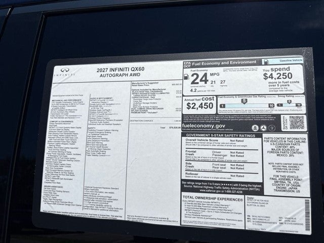 2027 INFINITI QX60 Luxe FWD