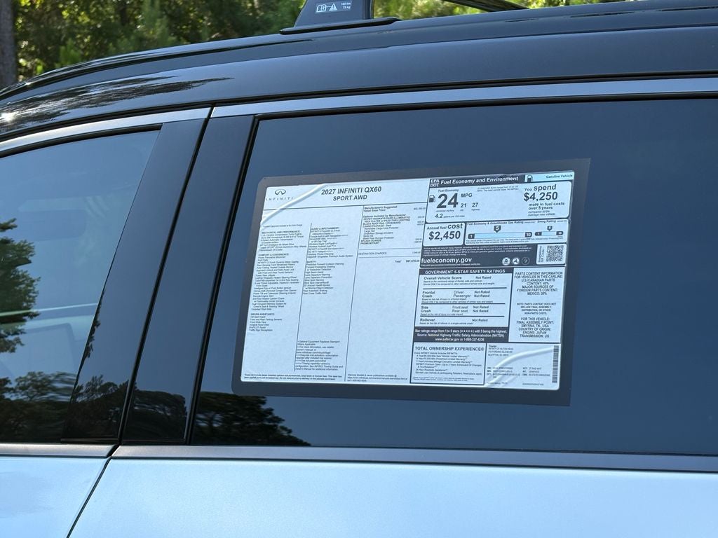 2027 INFINITI QX60 Sport AWD