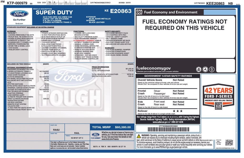 2019 Ford F-250SD Lariat