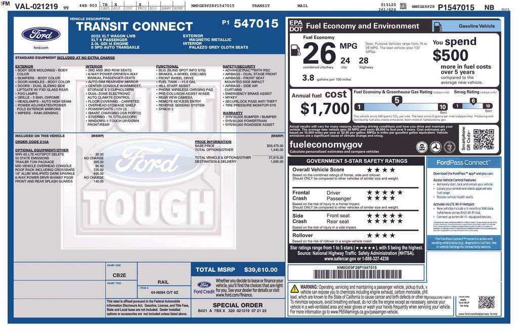 2023 Ford Transit Connect XLT - Photo 33