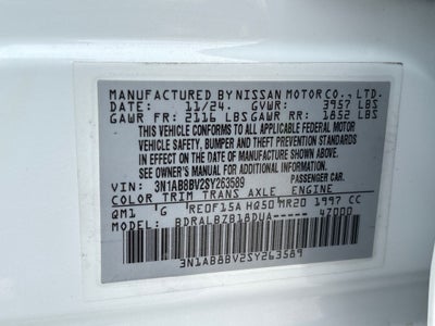 2025 Nissan Sentra S