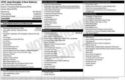 2025 Jeep Wrangler 4-Door Rubicon 4x4
