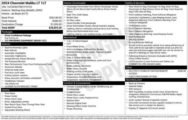 2024 Chevrolet Malibu FWD 1LT
