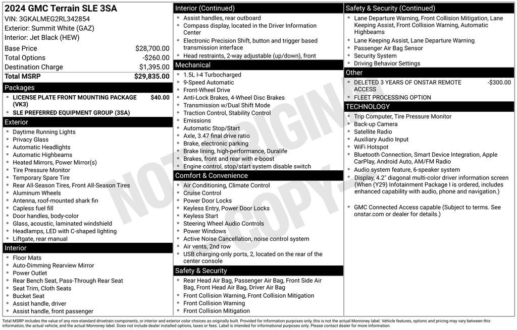 2024 GMC Terrain FWD SLE
