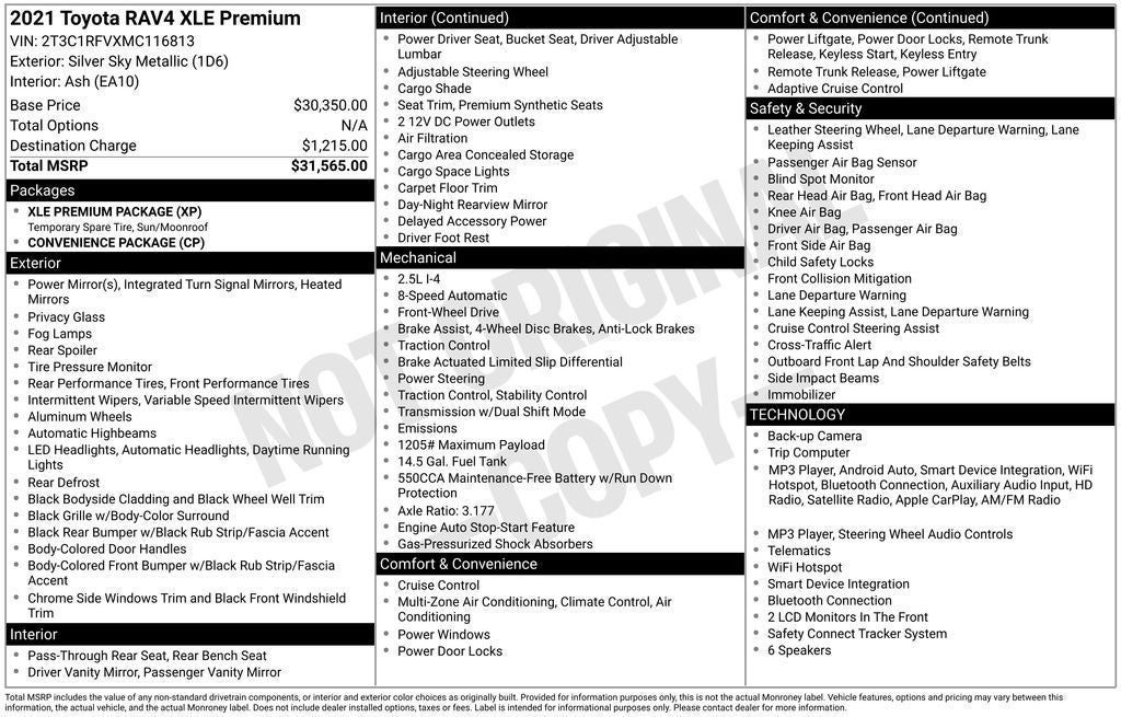 2021 Toyota RAV4 XLE Premium