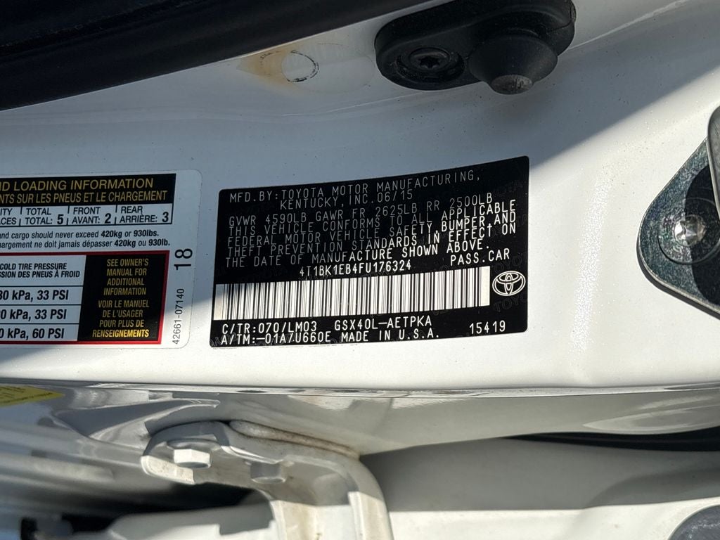 2015 Toyota Avalon Limited