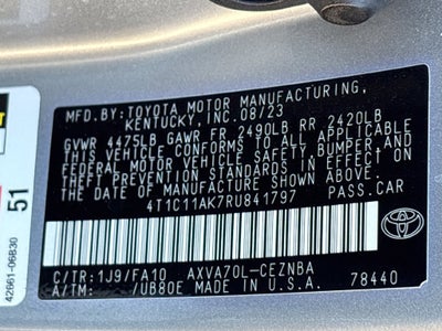 2024 Toyota Camry LE