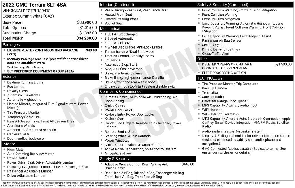 2023 GMC Terrain Base