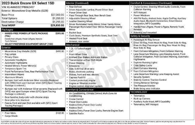 2023 Buick Encore GX Select