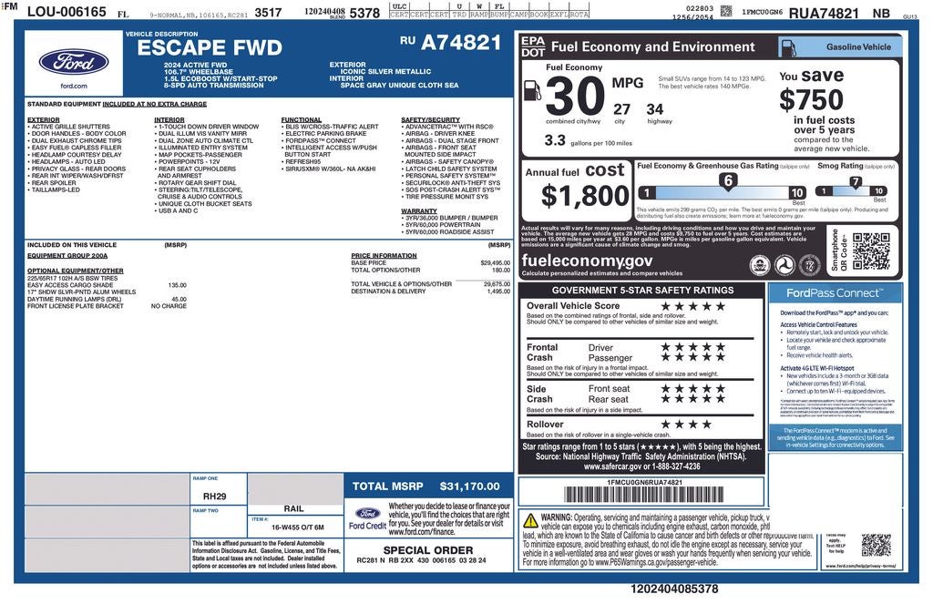 2024 Ford Escape Active - Photo 38