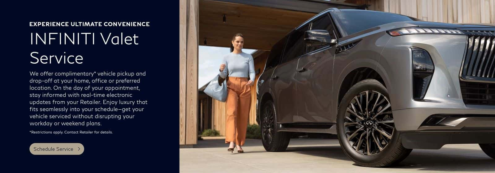 Infiniti Valet Service at INFINITI of Hilton Head in Bluffton SC